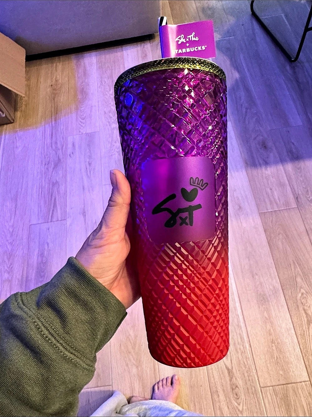Starbucks x Shae Anthony She x This Ombre Jeweled Cold Cup Tumbler